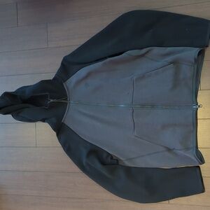 Nike Tech Fleece Zip Hoodie in Grey/Black